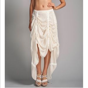 Rag & Bone Parachute Skirt in Cream